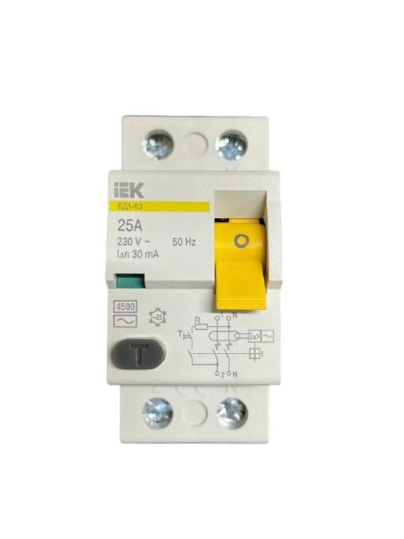 УЗО IEK 2Р 25 А (5) 30 мА