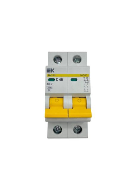 Автомат.выключ. 2Р 40А IEK (6) С,4.5 кА