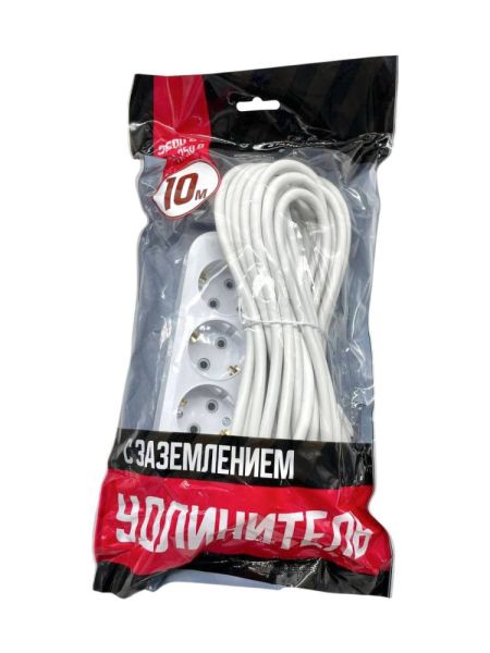 Удлинитель  Standart 10 м с/з(10/30) ПВС 3*1 (16А)